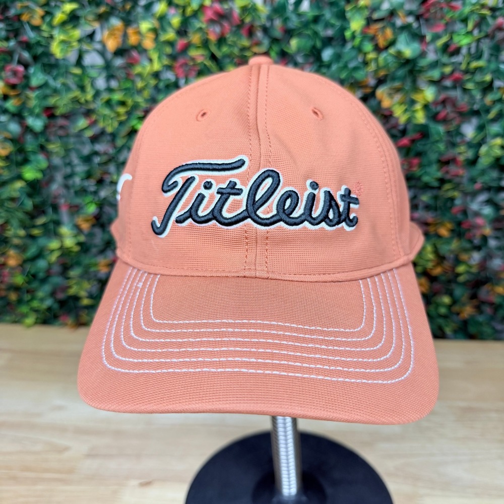 Titleist Texas Longhorns Golf Hat Burnt Orange Embroidered Fitted Cap Mens